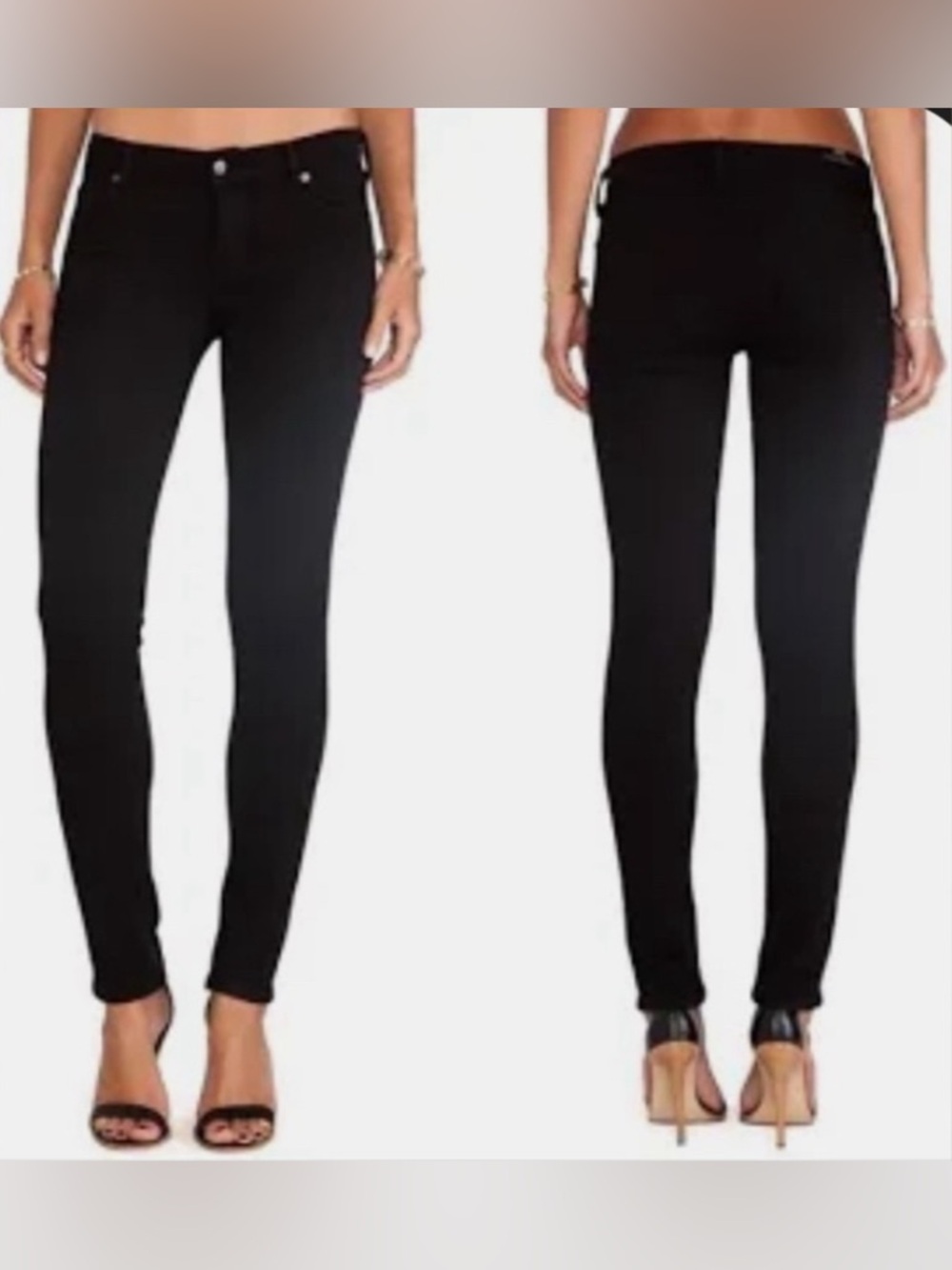 CITIZENS OF HUMANITY Avedon Velvet Low Rise Skinny Jeans In Rich Black 8/29✨NWT✨